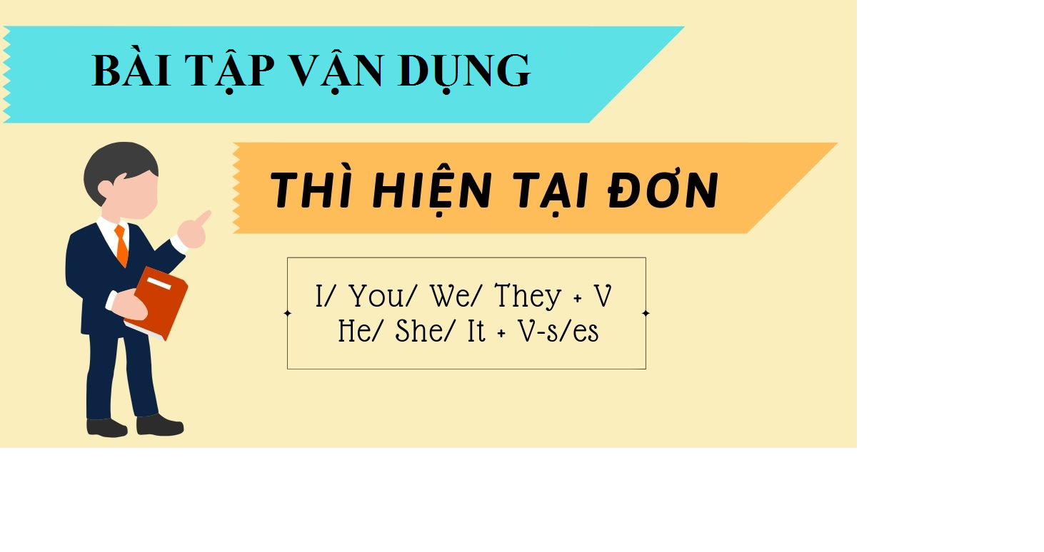BÀI TẬP VẬN DỤNG CƠ BẢN THÌ HIỆN TẠI ĐƠN LỚP 6