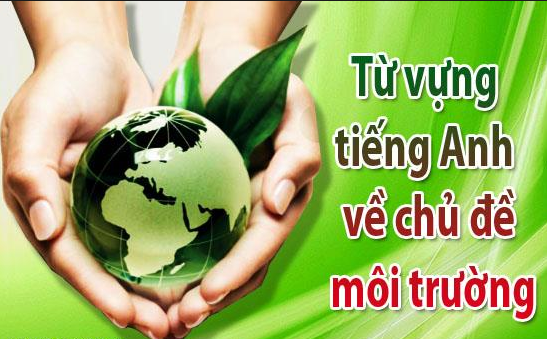 TỪ VỰNG TIẾNG ANH VỀ CHỦ ĐỀ MÔI TRƯỜNG