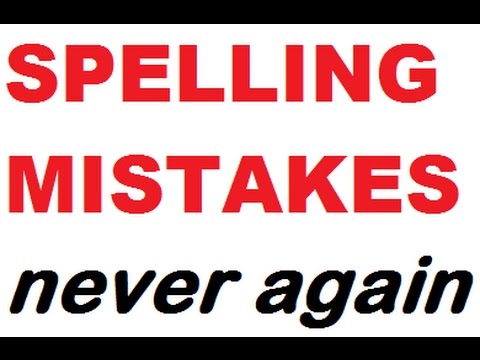 Common Spelling Errors and How to Avoid Them