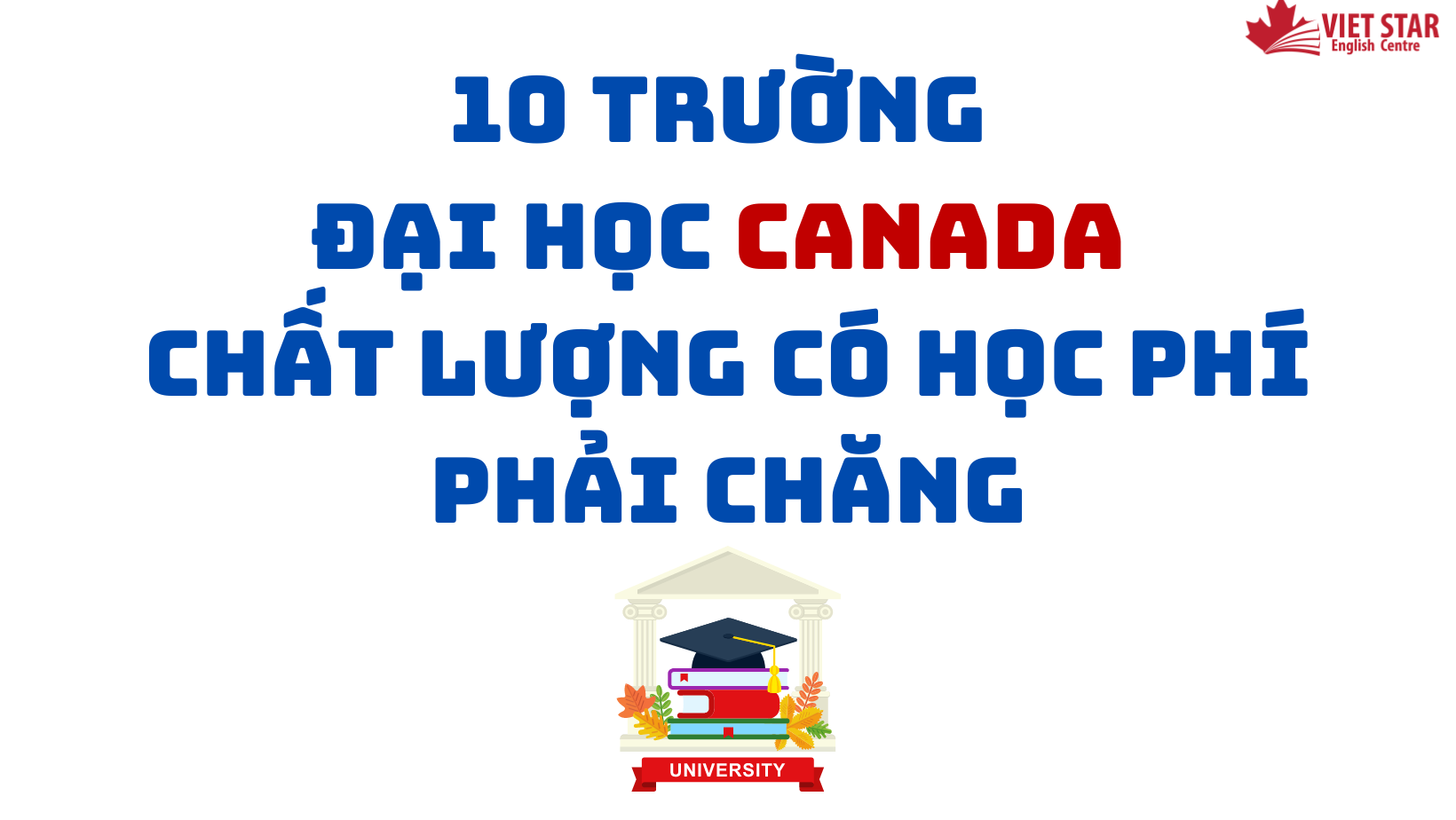 10 TRƯỜNG ĐẠI HỌC CANADA CHẤT LƯỢNG CÓ HỌC PHÍ PHẢI CHĂNG
