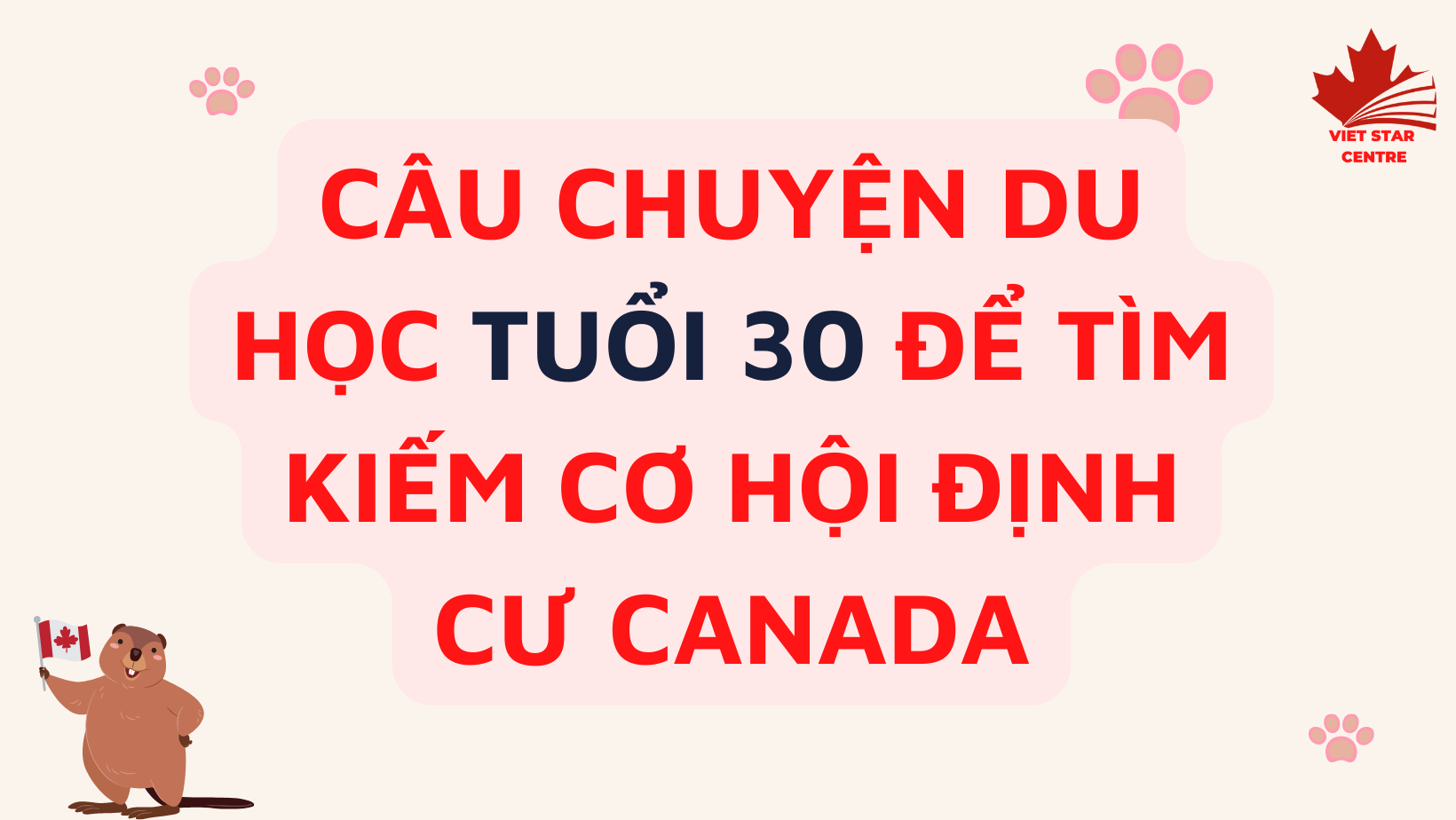CÂU CHUYỆN DU HỌC TUỔI 30 ĐỂ TÌM KIẾM CƠ HỘI ĐỊNH CƯ CANADA