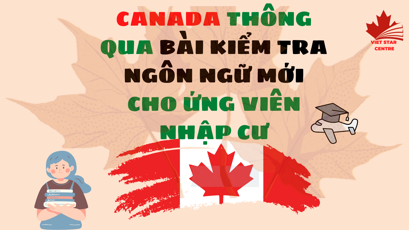 BỘ DI TRÚ CANADA (IRCC) ĐÃ THÔNG QUA BÀI KIỂM TRA NGÔN NGỮ MỚI CHO ỨNG VIÊN NHẬP CƯ