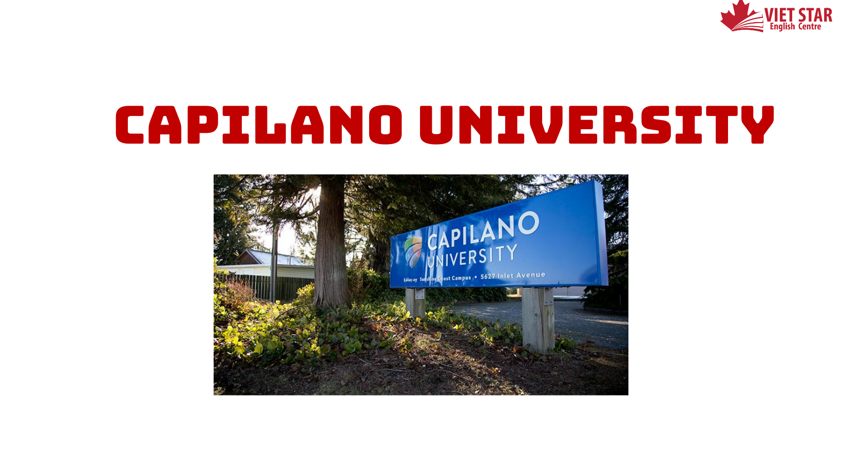 CAPILANO UNIVERSITY